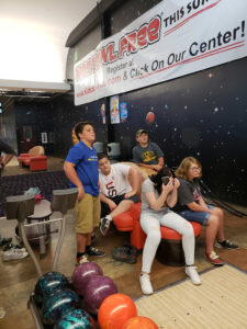 Youth bowling.