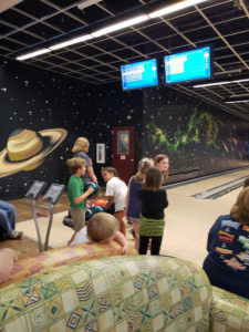 Youth bowling.