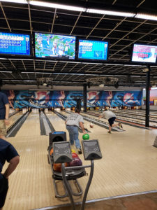 Youth bowling.