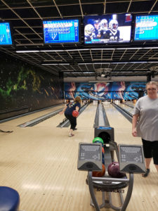 Youth bowling.