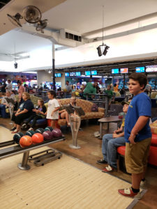 Youth bowling.