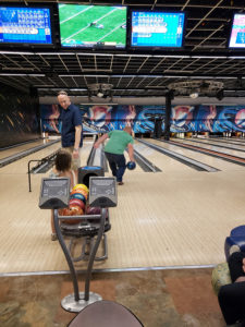 Youth bowling.