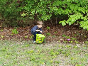 Easter egg hunt.