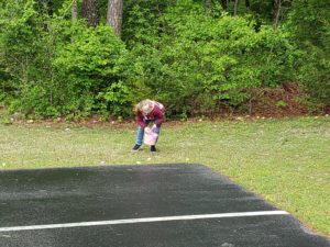 Easter egg hunt.